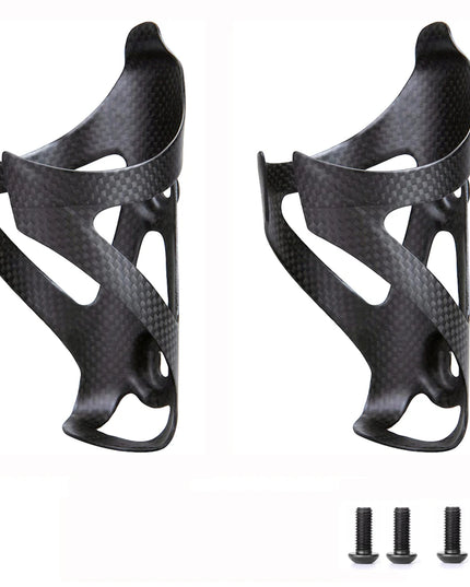 Full Carbon Fiber Bicycle Ultralight Water Bottle Cage, Carbon Bottle Holder Anti-Slip for MTB Road Bike Cycle Equipment