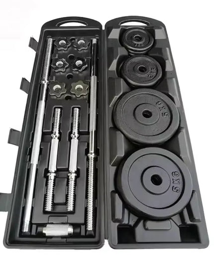 10Kg 15Kg 20Kg 30Kg Gym Home Weightlifting Dumbbells with Box Painted Black Painted Cast Iron Dumbbells Barbell Set.