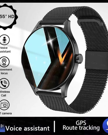 1.55" HD Bluetooth Calling Smartwatch for Men & Women – Health Tracker & App Control