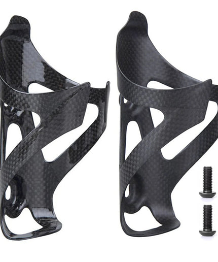 Full Carbon Fiber Bicycle Ultralight Water Bottle Cage, Carbon Bottle Holder Anti-Slip for MTB Road Bike Cycle Equipment