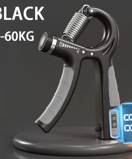 5-60Kg Adjustable Hand Grip Strengthener Hand Grip Trainer with Counter Wrist Forearm and Hand Exerciser for Muscle Building
