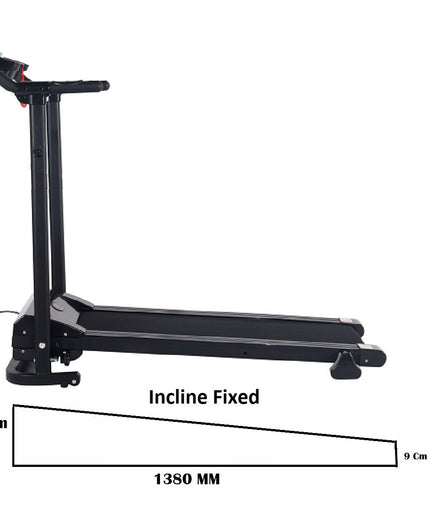Running Treadmill Foldable Home Walking Electric Machine 9% Incline Gym Office