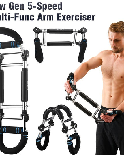Twister Arm Trainer,Five Adjustable Levels Resistance Chest Workout Equipment,80-120Lbs Portable Chest Clip Trainer and Arm Exerciser,Portable Home Fitness Equipment