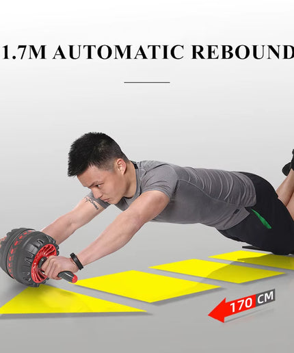 Pro Ab Wheel Roller – Core Trainer for Home Gym Workouts