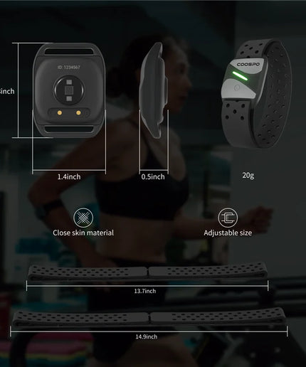 COOSPO HW807 HRV Heart Rate Monitor Armband