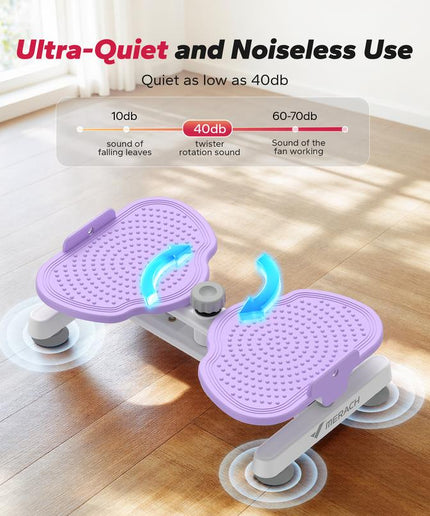 🌟 MERACH Waist Twister Machine – Twist Board Ab Trainer with Resistance Bands for Women | Home Gym Core & Cardio Workout (USA Shipping Only)