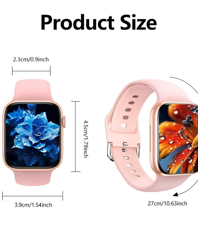 Hot Sale 2.01-Inch HD Touchscreen Smartwatch - Wireless Calling, Photo Capture, Music Control | Android/Ios Compatible, Unisex Style, Custom Watch Face, Alarm & Call/Sms Alerts