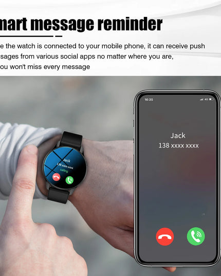 Smart Watch with Wireless Calling, Multi-Sport Modes, and App Notifications – Unisex, Compatible with iPhone and Android