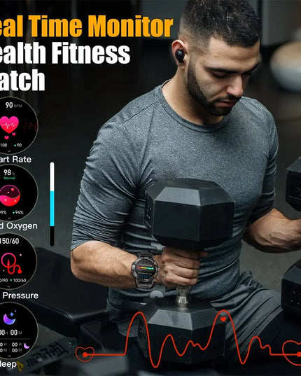 MEVADEN Steel 1.39 Inch Men Luxury Smart Watch Bluetooth Call Sport Fitness Tracker Health Monitor Smartwatch for Male MD52