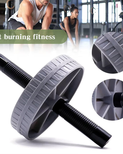 Workout AB Roller Wheel Non-Slip Abdominal Wheel No Noise Abdominal Trainer Abdominal Exerciser for Home Gym Strength Workouts