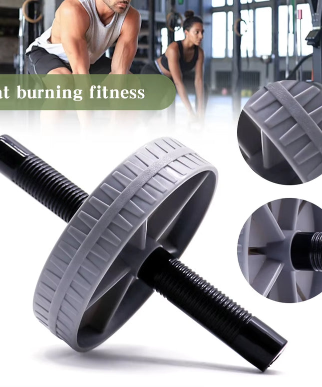 Workout AB Roller Wheel Non-Slip Abdominal Wheel No Noise Abdominal Trainer Abdominal Exerciser for Home Gym Strength Workouts