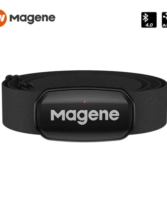 Magene H64 / H303 Heart Rate Monitor Chest Strap – Dual ANT+ & Bluetooth HR Sensor for Cycling, Garmin, Wahoo & Sports Training
