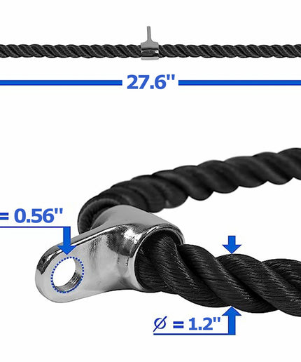 Tricep Pull down Rope Attachment
