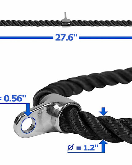 Tricep Pull down Rope Attachment