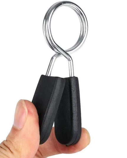 2PCS 25Mm Barbell Bar Clamp Spring Collar Clips Gym Weight Dumbbell Lock Lift