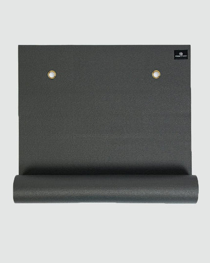 Yoga Studio 6mm Eyeletted Yoga Mat – Non-Slip PVC Sticky Mat for Schools, Classes & Studios (183×61 cm)