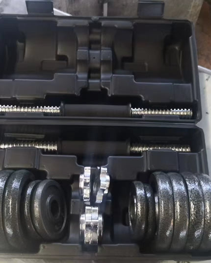 10Kg 15Kg 20Kg 30Kg Gym Home Weightlifting Dumbbells with Box Painted Black Painted Cast Iron Dumbbells Barbell Set.