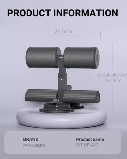Sit-Up Bar with Suction Cup – Portable Home Fitness Core Trainer