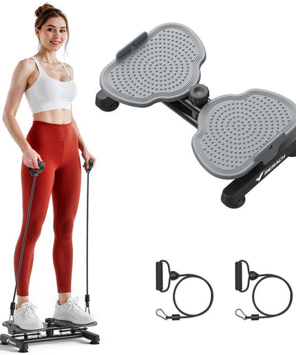 🌟 MERACH Waist Twister Machine – Twist Board Ab Trainer with Resistance Bands for Women | Home Gym Core & Cardio Workout (USA Shipping Only)