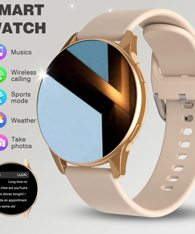 Smart Watch with Wireless Calling, Multi-Sport Modes, and App Notifications – Unisex, Compatible with iPhone and Android