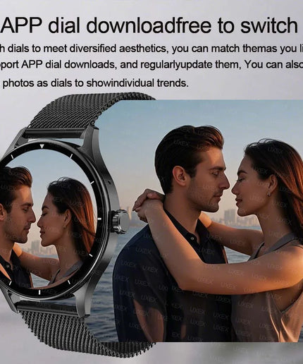 1.55" HD Bluetooth Calling Smartwatch for Men & Women – Health Tracker & App Control