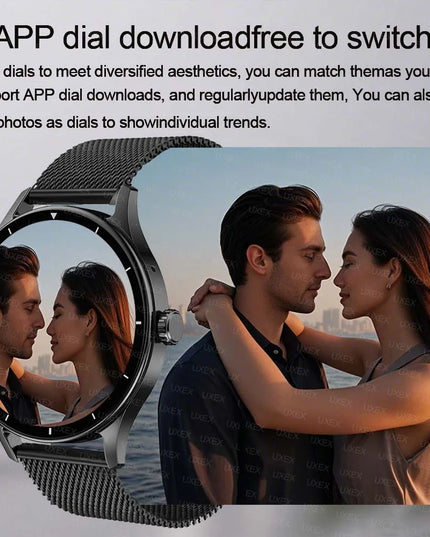 1.55" HD Bluetooth Calling Smartwatch for Men & Women – Health Tracker & App Control