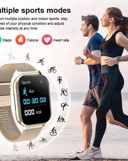 KESHUYOU 1.83-Inch Smartwatch – Bluetooth Calls, Notifications, Sleep & Activity Tracking, Compatible with Android & iOS