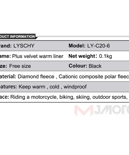 Winter Motorcycle Balaclava Face Mask – Fleece Thermal Windproof Ski & Biker Mask for Men & Women