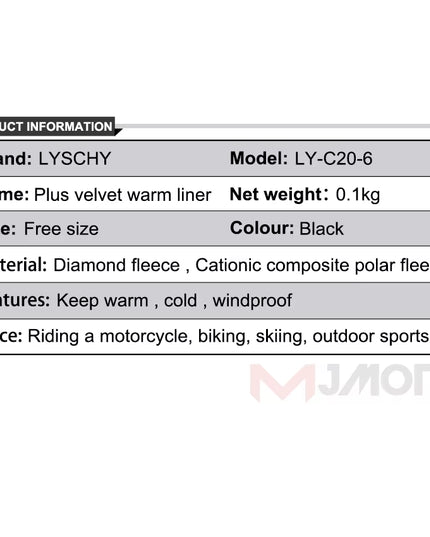 Winter Motorcycle Balaclava Face Mask – Fleece Thermal Windproof Ski & Biker Mask for Men & Women