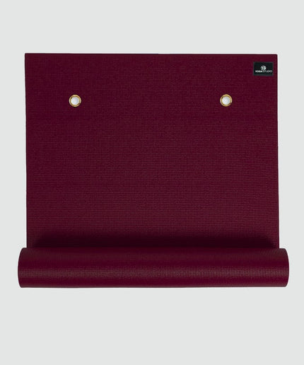 Yoga Studio 6mm Eyeletted Yoga Mat – Non-Slip PVC Sticky Mat for Schools, Classes & Studios (183×61 cm)