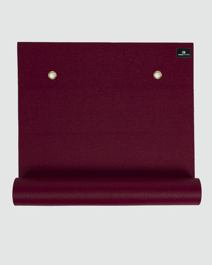 Yoga Studio 6mm Eyeletted Yoga Mat – Non-Slip PVC Sticky Mat for Schools, Classes & Studios (183×61 cm)