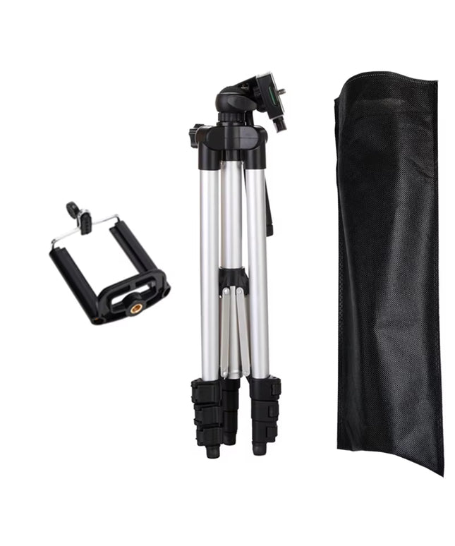Smartphone Tripod with Bluetooth Remote – Adjustable Aluminum Phone Tripod Stand for iPhone & Android, Portable Selfie & Video Tripod up to 100cm