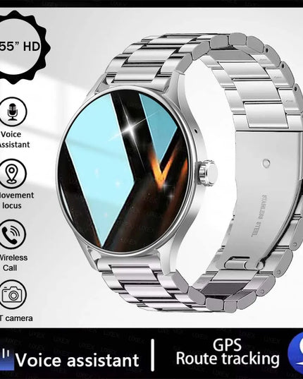 1.55" HD Bluetooth Calling Smartwatch for Men & Women – Health Tracker & App Control