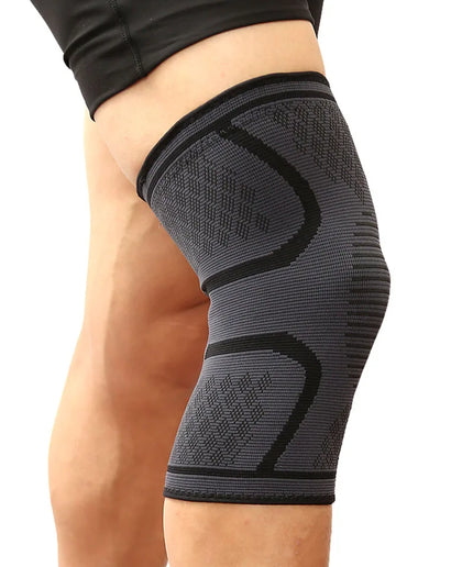 Compression Knee Support Sleeve – Elastic Sports Brace for Running & Cycling