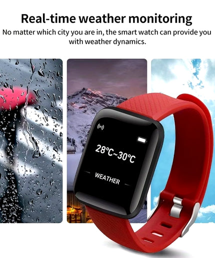 Smartwatch Men Women Wristwatches Smart Watch Message Fitness Monitor Bracelet Birthday Gift Electronic Clock for Android IOS