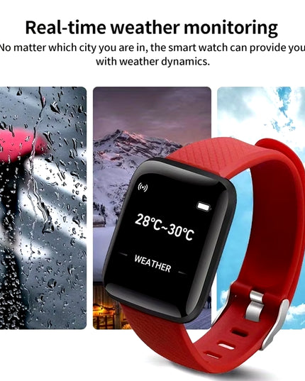Smartwatch Men Women Wristwatches Smart Watch Message Fitness Monitor Bracelet Birthday Gift Electronic Clock for Android IOS