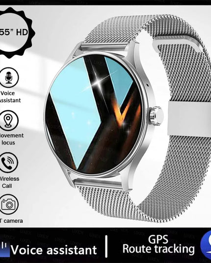 1.55" HD Bluetooth Calling Smartwatch for Men & Women – Health Tracker & App Control
