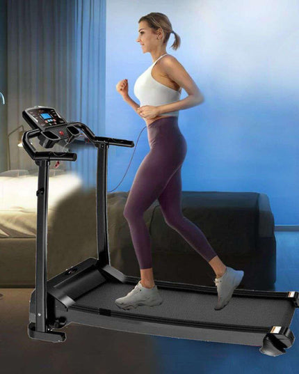 Running Treadmill Foldable Home Walking Electric Machine 9% Incline Gym Office