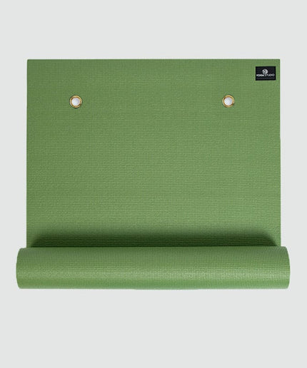 Yoga Studio 6mm Eyeletted Yoga Mat – Non-Slip PVC Sticky Mat for Schools, Classes & Studios (183×61 cm)