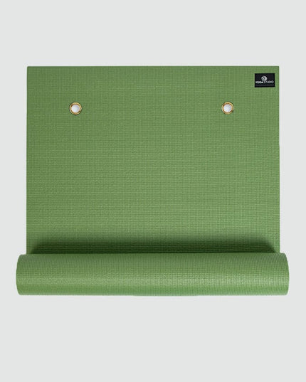 Yoga Studio 6mm Eyeletted Yoga Mat – Non-Slip PVC Sticky Mat for Schools, Classes & Studios (183×61 cm)