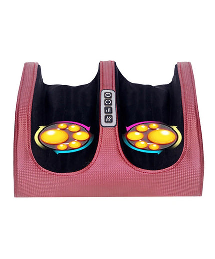 Electric Foot Massager Shiatsu Kneading Deep Tissue Relax Heated Roller Calf Pain Relief Fatigue Muscles Vibrator Machine Health