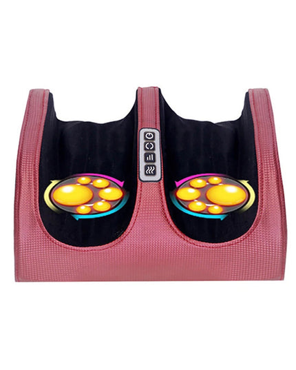 Electric Foot Massager Shiatsu Kneading Deep Tissue Relax Heated Roller Calf Pain Relief Fatigue Muscles Vibrator Machine Health
