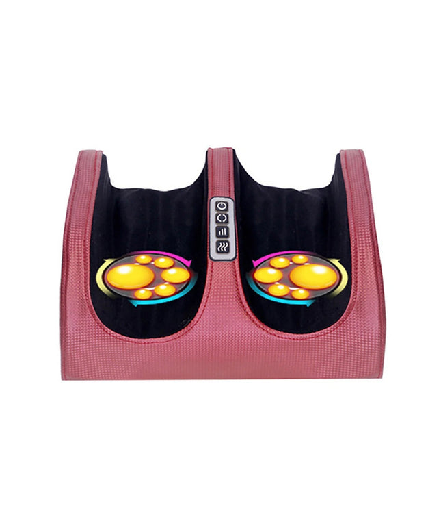 Electric Foot Massager Shiatsu Kneading Deep Tissue Relax Heated Roller Calf Pain Relief Fatigue Muscles Vibrator Machine Health