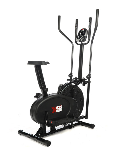 PRO CROSS TRAINER - 2 in 1- EXERCISE BIKE - CARDIO FITNESS WORKOUT MACHINE