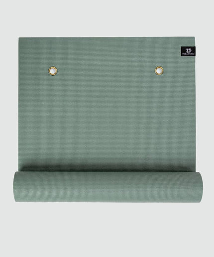 Yoga Studio 6mm Eyeletted Yoga Mat – Non-Slip PVC Sticky Mat for Schools, Classes & Studios (183×61 cm)