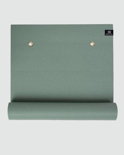 Yoga Studio 6mm Eyeletted Yoga Mat – Non-Slip PVC Sticky Mat for Schools, Classes & Studios (183×61 cm)