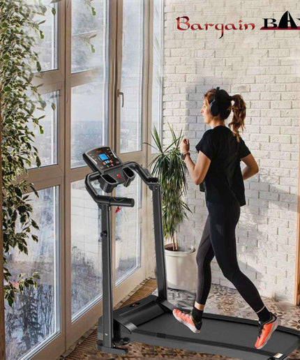 Running Treadmill Electric Folding Machine 9% Incline Machine Home Gym Walking