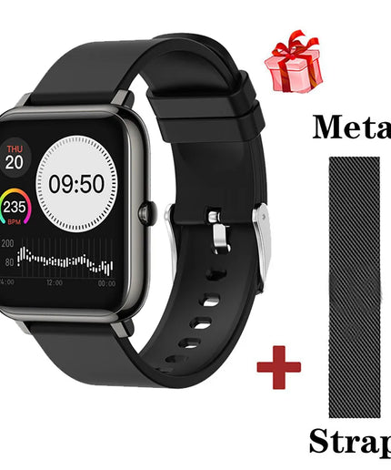 P22 Smart Watch – Fitness Tracker with Heart Rate, Sleep Monitor, Waterproof Sports Clock for Android & iOS