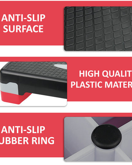 Aerobic Exercise Stepper Durable Non-Slip Mat Adjustable Fitness Yoga Equipment