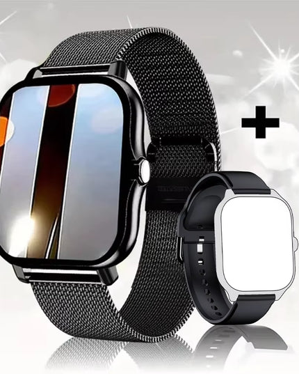 KESHUYOU 1.83-Inch Smartwatch – Bluetooth Calls, Notifications, Sleep & Activity Tracking, Compatible with Android & iOS